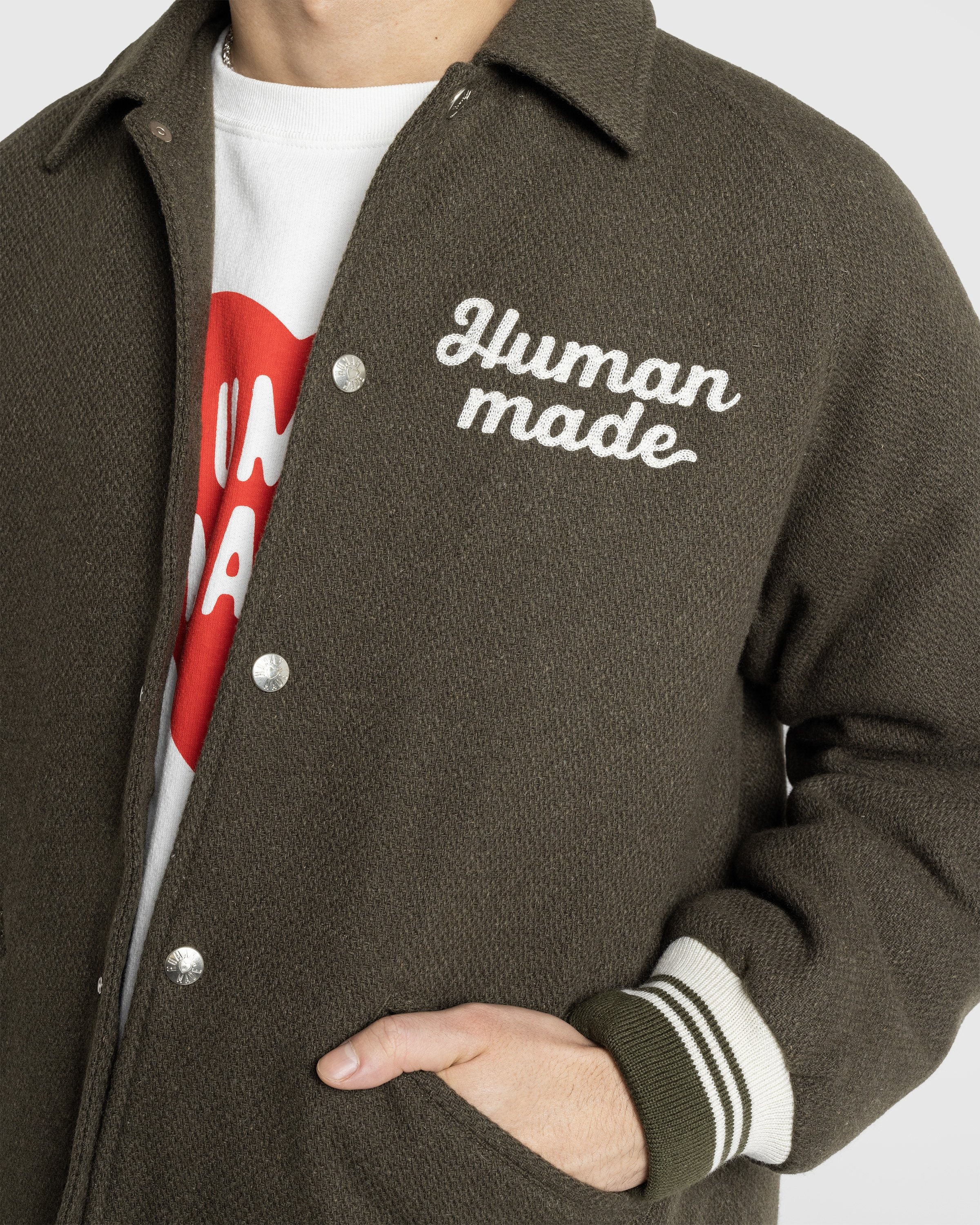 Human Made – Stadium Jacket Olive Drab | Highsnobiety Shop